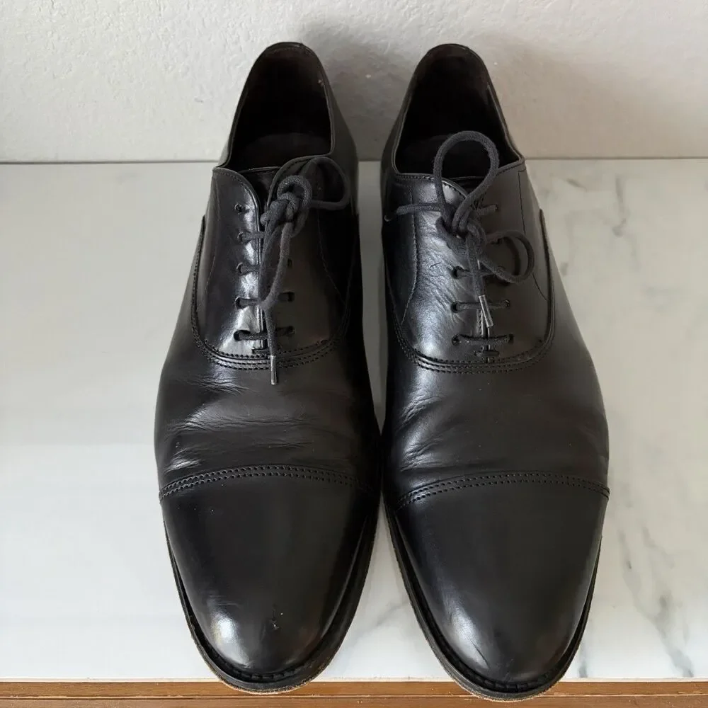 To Boot New York Mens Cap Toe Oxfords Size 8 Black